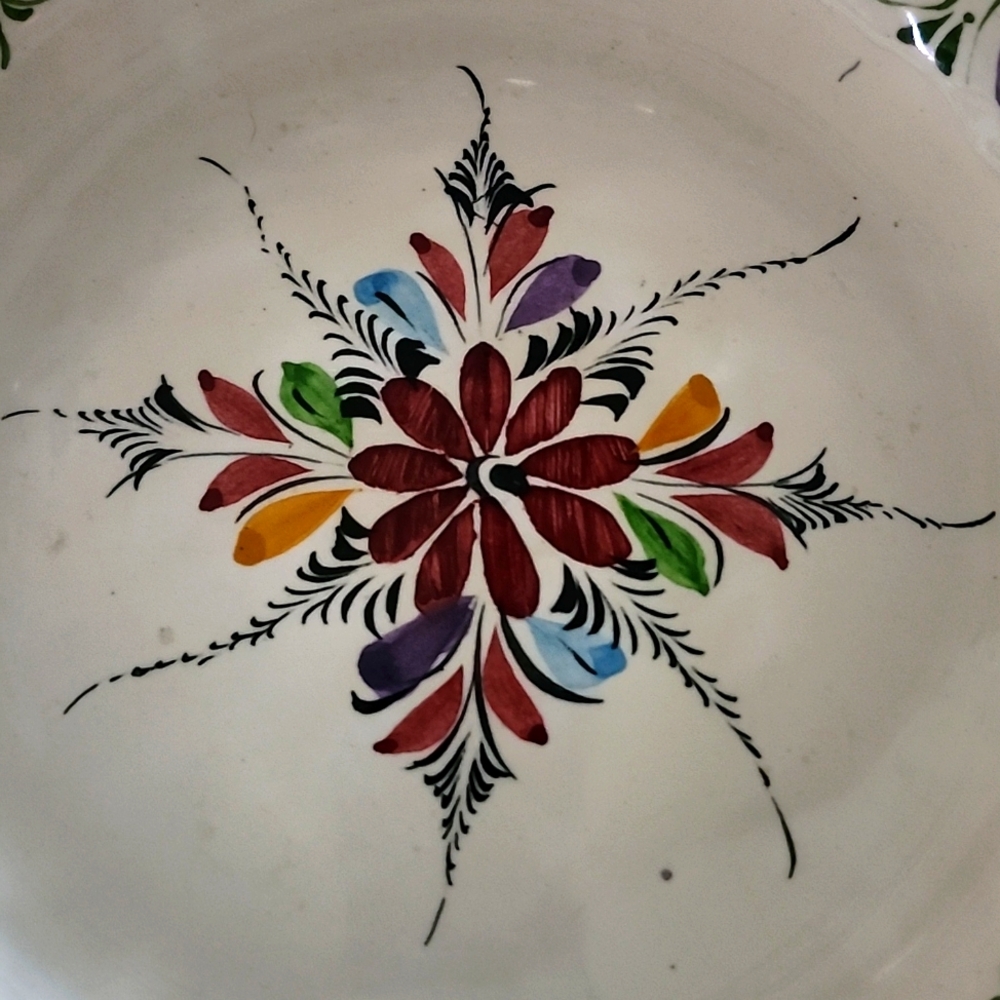 NEUWIRTH RETICULATED PORCELAIN FRUIT/VEGETABLE BOWL - Picture 2 of 7